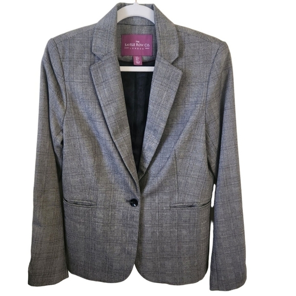 The Savile Row Co Dark Academia Plaid Blazer Size S - Picture 1 of 3